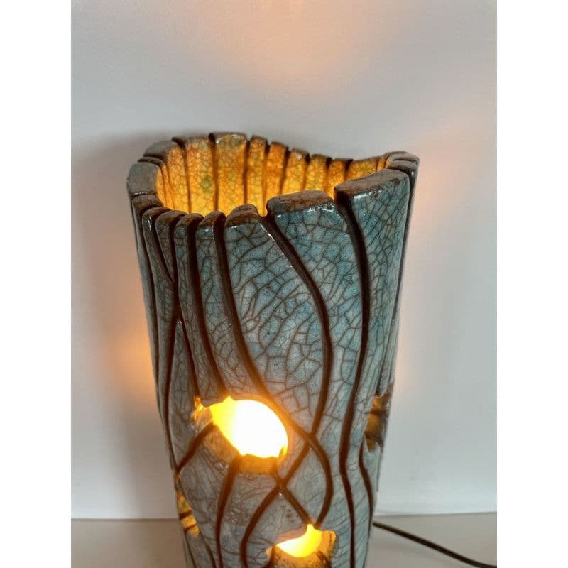 Lampe "Océane" Céramique Raku — 6