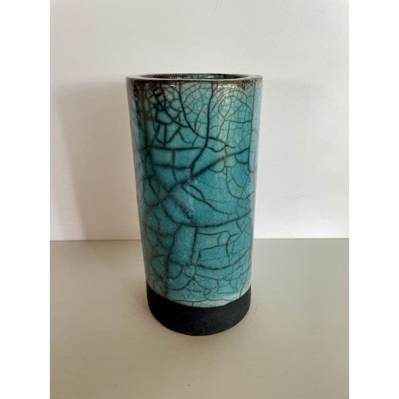 Vase céramique raku "Lagon" — 3