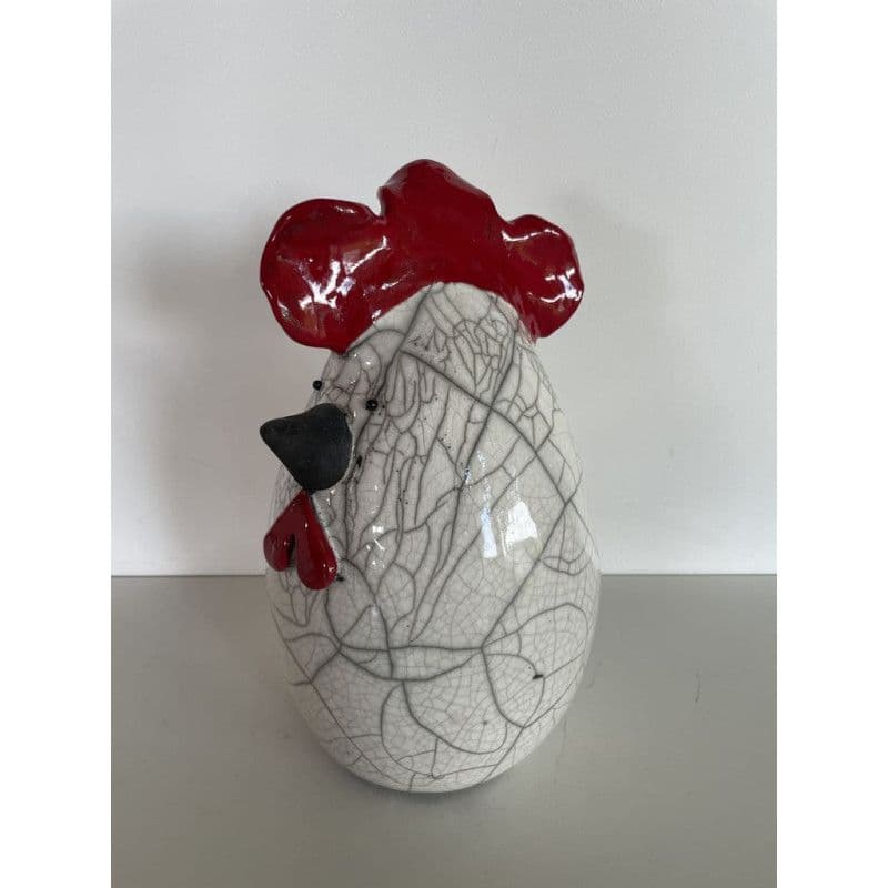 Maman Poule Céramique Raku — 2