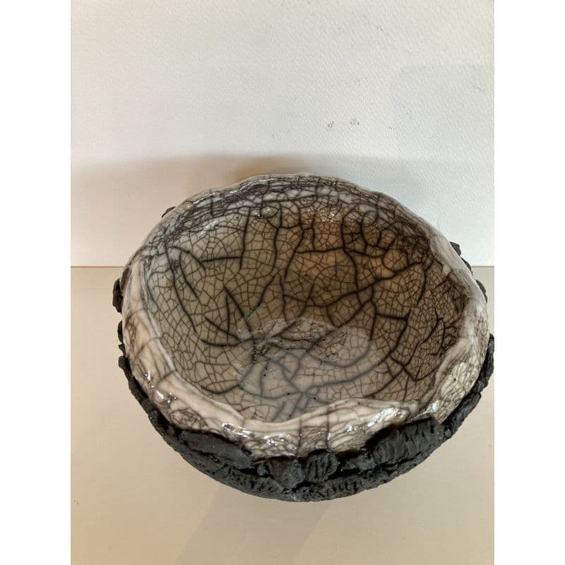Large "Sylvia" Raku Ceramic Bow — 7