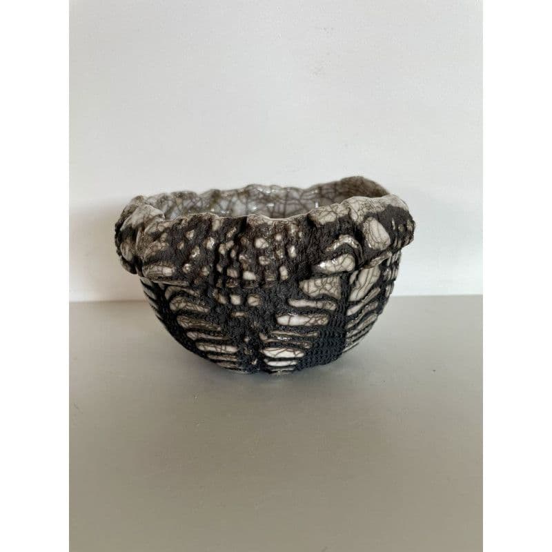Bowl “Dentelle” Ceramic Raku — 3