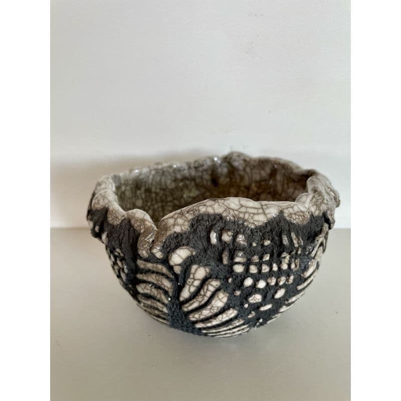 Bowl “Dentelle” Ceramic Raku — 5