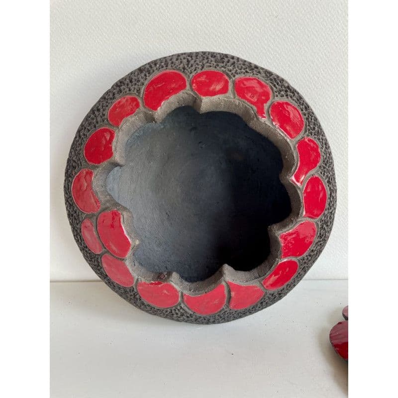 Boîte Ronde "Rouge" Céramique Raku — 8